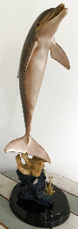 Dolphin Dream Bronze Sculpture 1999 32 in Sculpture - Robert Wyland Dolphin Dream Bronze Sculpture 1999 32 in Sculpture - Robert Wyland