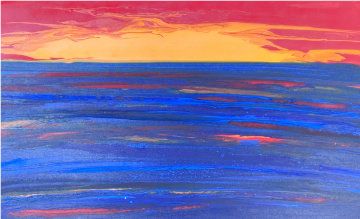   Florida Keys 2005 28x38 Original Painting - Robert Wyland