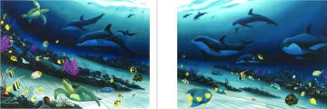 Radiant Reef Diptych 2011 Limited Edition Print - Robert Wyland