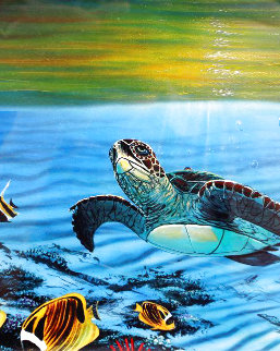 North Shore Surf 1996 Original Painting - Robert Wyland