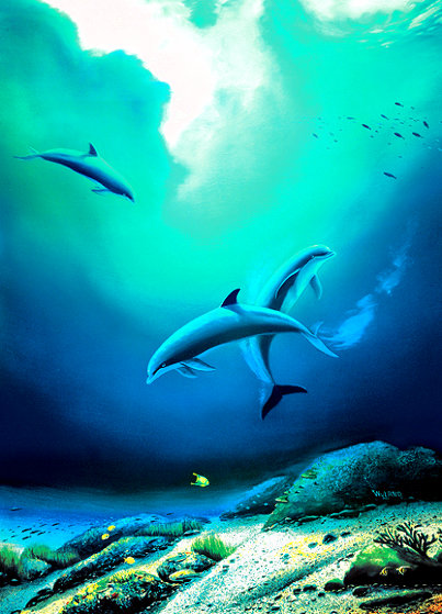 ワイランド/Robert Wyland チルドレンオブザシー 46/250 s-l400.jpg