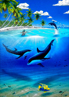 Dreaming of Paradise AP 2000 Limited Edition Print - Robert Wyland Dreaming of Paradise AP 2000 Limited Edition Print - Robert Wyland