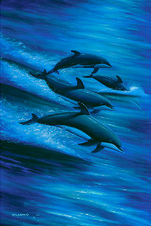 Dolphin Seas 2003 Limited Edition Print - Robert Wyland