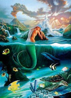 Mermaid Dreams 1993 Collaboration  Limited Edition Print - Robert Wyland