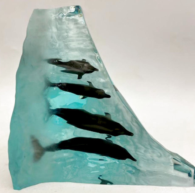 Perfect Wave 2003 Acrylic Sculpture 14 in Sculpture by Robert Wyland