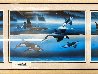 Spouting Whales Triptych w/ Remarque 1991 - Huge Mural Size Limited Edition Print by Robert Wyland - 3