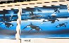 Spouting Whales Triptych w/ Remarque 1991 - Huge Mural Size Limited Edition Print by Robert Wyland - 4