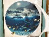 Dolphin Moon 1992 - Huge Limited Edition Print by Robert Wyland - 2