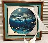 Dolphin Moon 1992 - Huge Limited Edition Print by Robert Wyland - 1