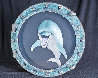 Dolphin Smile Porthole Sculpture 2003 24 in Sculpture by Robert Wyland - 1