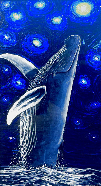 Breach in the Starry Sea 2019 Limited Edition Print by Robert Wyland