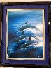 Dolphin Trio AP 2001 Embellished Limited Edition Print by Robert Wyland - 1
