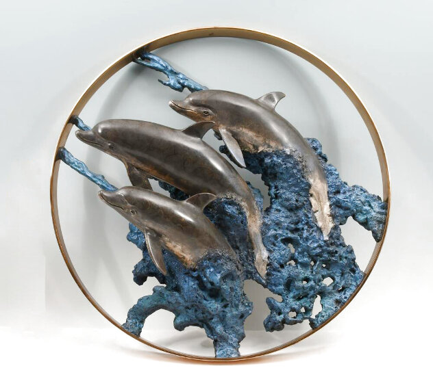 激安正規品 Dolphins Life of Circle 1992 Bronze Edition Limited 工芸品