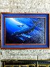 Untitled Seascape 2005 32x44 - Huge - Koa Wood Frame Original Painting by Robert Wyland - 2