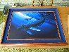 Untitled Seascape 2005 32x44 - Huge - Koa Wood Frame Original Painting by Robert Wyland - 4