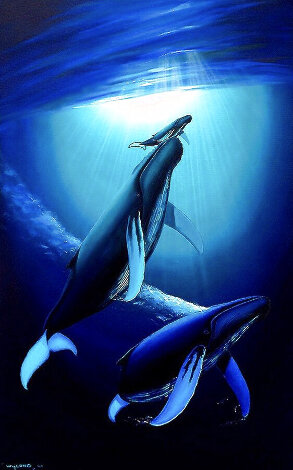 Spirit of the Ocean 1995 - Huge Limited Edition Print - Robert Wyland