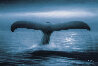 Tails of Great Whales AP 1989 - Huge Limited Edition Print by Robert Wyland - 0