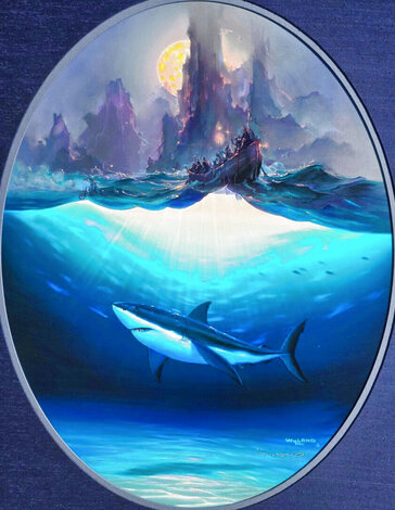 Aumakua and the Ancient Voyagers AP 2003 - Huge on Canvas Limited Edition Print - Robert Wyland