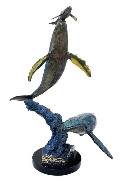 3 in the Sea 1999 Limited Edition Bronze Sculpture by Robert 