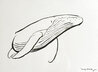 Humpback Whale Sumi-e 30x38 Works on Paper (not prints) by Robert Wyland - 0