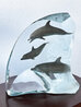 Dolphin Wonder Acrylic Sculpture 13 in Sculpture by Robert Wyland - 2