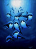 Dolphin Playground 2006 - Huge 50x40 Limited Edition Print by Robert Wyland - 0