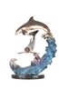 Dolphin Wave Bronze Sculpture 2002 32 in Sculpture by Robert Wyland - 0