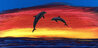 Sunset Paradise 2003 - Framed Giclee on Canvas - Huge Limited Edition Print by Robert Wyland - 0