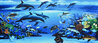 Ocean Paradise 2006 - Huge - 30x51 Collaboration with Guy Harvey - Framed on Canvas Limited Edition Print by Robert Wyland - 0 Ocean Paradise 2006 - Huge - 30x51 Collaboration with Guy Harvey - Framed on Canvas Limited Edition Print by Robert Wyland - 0