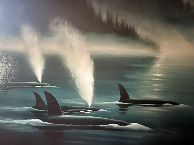 Northern Passage 1991 Embellished - Huge by Robert Wyland