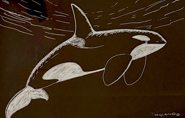 Orca 32x41 2005 31x41 by Robert Wyland - For Sale on Art Brokerage