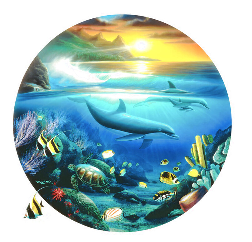 ワイランド Wyland 1995年制作 ブロンズ彫刻 カジキマグロ ワイランド