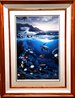 Above and Below 1989 - Collaboration w/ Tabora - Huge - Koa Wood Frame Limited Edition Print by Robert Wyland - 1