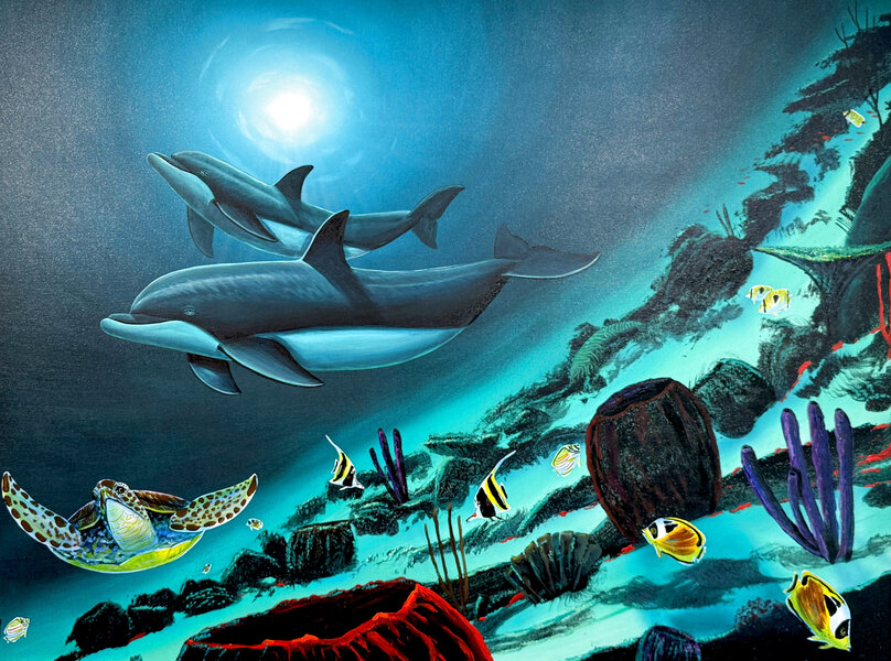 Robert Wyland Original Paintings, Watercolors, Drawings And Works