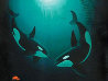 In the Company of Orcas 2000 Limited Edition Print by Robert Wyland - 1