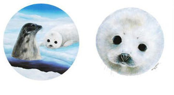 Save the Seals Diptych 1990 Limited Edition Print - Robert Wyland