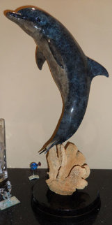 Day Of The Dolphin Sculpture 1998 27 in Sculpture - Robert Wyland Day Of The Dolphin Sculpture 1998 27 in Sculpture - Robert Wyland