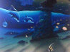 Island Paradise Collaboration 1996 50x31 Huge Double Signed Limited Edition Print by Robert Wyland - 2