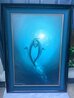 Warmth in the Sea (Dolphins) 2006 48x36 Original Painting by Robert Wyland - 5
