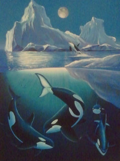 Arctic Orca 2000 Limited Edition Print - Robert Wyland Arctic Orca 2000 Limited Edition Print - Robert Wyland