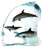 Dolphin Wonder Acrylic Sculpture 2001 13 in Sculpture by Robert Wyland - 0