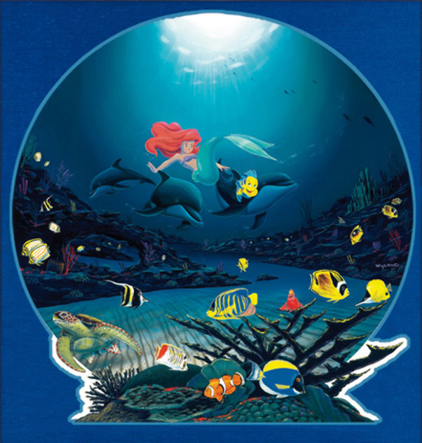 Ariel's Ocean Ride 2001 Limited Edition Print by Robert Wyland
