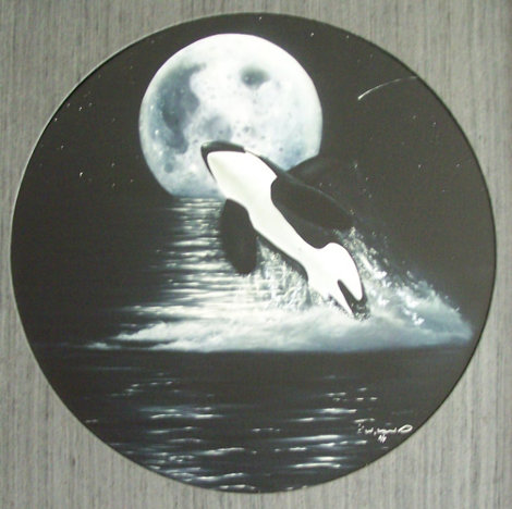 Orca Moon AP Limited Edition Print - Robert Wyland