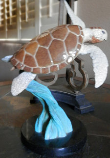 Ancient Mariner Bronze Sculpture 1999 Turtle 10 in Sculpture - Robert Wyland Ancient Mariner Bronze Sculpture 1999 Turtle 10 in Sculpture - Robert Wyland
