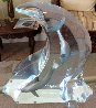 Dolphin Light Acrylic Sculpture 9 in Sculpture by Robert Wyland - 1