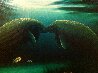 Manatee Encounter AP - Florida Limited Edition Print by Robert Wyland - 3