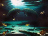 Manatee Encounter AP - Florida Limited Edition Print by Robert Wyland - 2