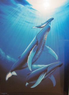Whales 1995 Limited Edition Print - Robert Wyland Whales 1995 Limited Edition Print - Robert Wyland