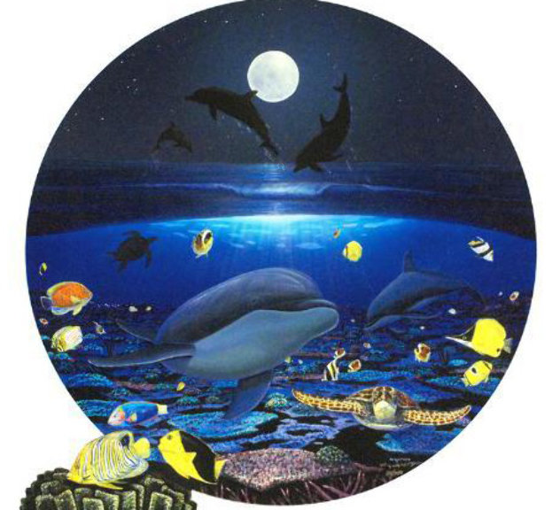 Moonlight Celebration 2004 Limited Edition Print by Robert Wyland