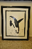 Orca Sumi-e Brush Art 2011 42x34 Original Painting by Robert Wyland - 1 Orca Sumi-e Brush Art 2011 42x34 Original Painting by Robert Wyland - 1
